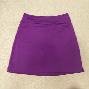 Women's Adidas Neon Purple Golf Skort - Size Small
